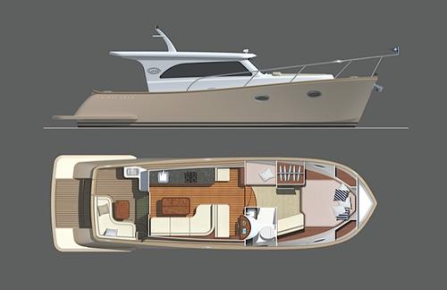 34 profile lo © Clipper Motor Yachts